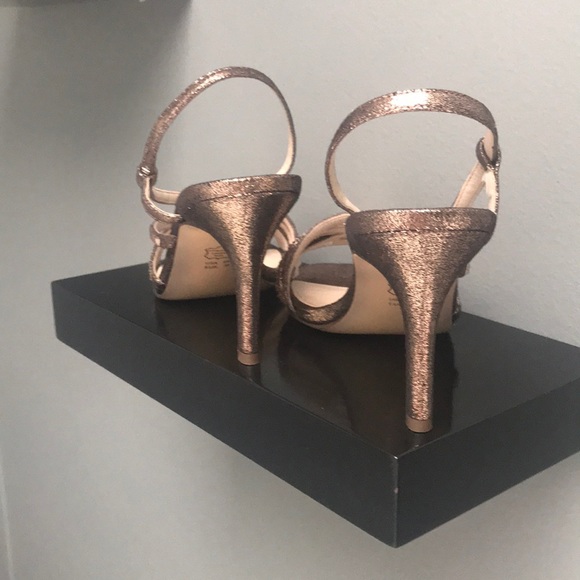 NINA - SZ. 8 - BRONZE METALLIC SANDALS - Picture 6 of 8